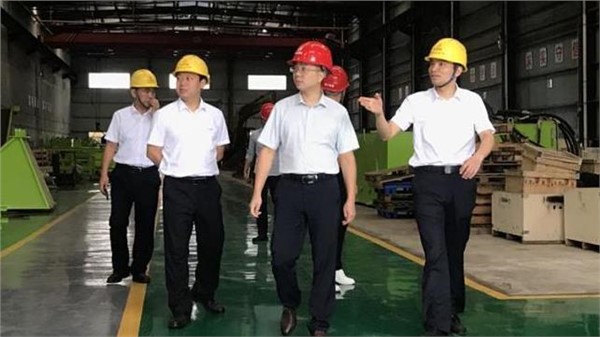 湖南省瀏陽市招商團一行來司考察